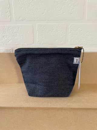 back of denim purse