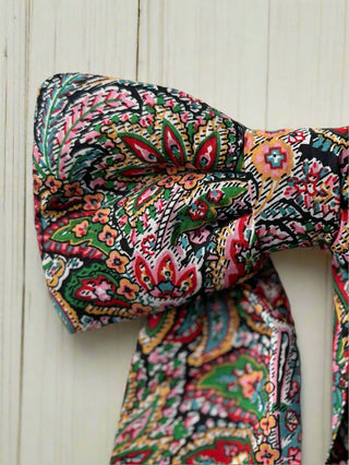 colourful paisley bow