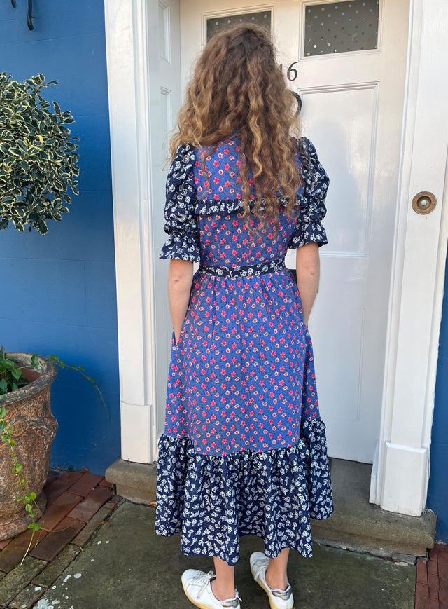 The Well Worn sustainably made mixed print dress