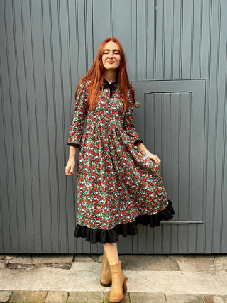 women wearing floral dress