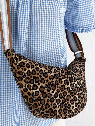 leopard cross body bag