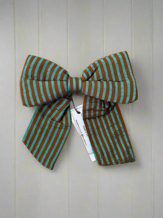 bronze stripe bow