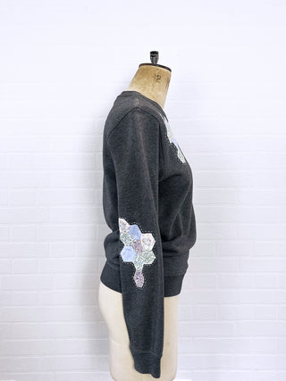 upcycled vintage patchwork sweatshirt 