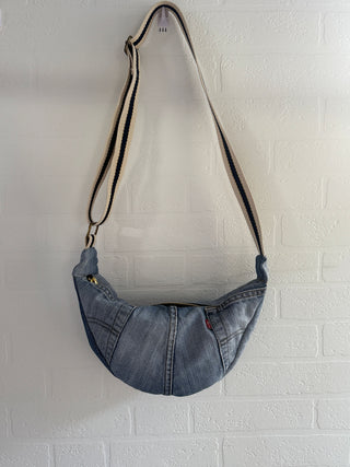 upcycled denim bag