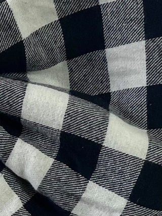 large gingham fabric